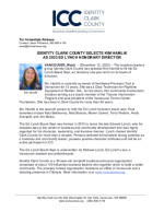 Identity Clark County Selects Kim Hamlik as 2023 Ed Lynch Honorary Director