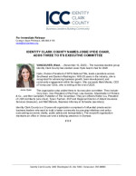 Identity Clark County Names Josie Hyde Chair, Adds Three to its Executive Committee